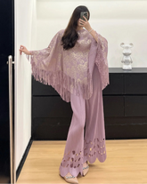 Elegant Cutout Pleated Plisse Set